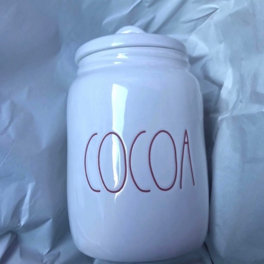 Rae Dunn cocoa canister